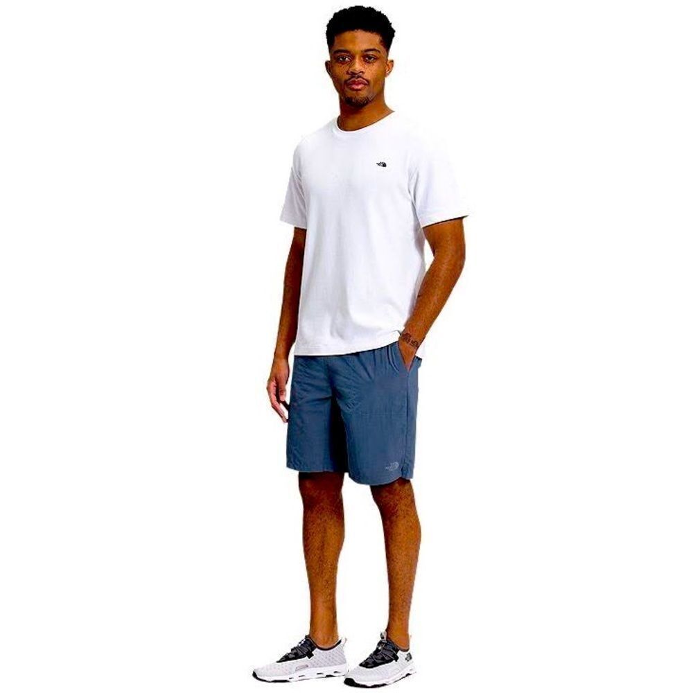 The North Face Blue Plaid Board Shorts Size L/ 34